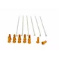 Ακτίνες τροχού μοτοσυκλέτας KITE SPOKES 19 RR SI /OR NIP 12PC SIlver/Orange thumb