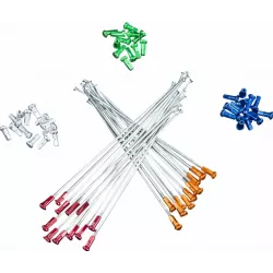 Ακτίνες τροχού μοτοσυκλέτας KITE SPOKES 21 FR SI /OR NIP 12PC Silver/Orange Ακτίνες τροχού μοτοσυκλέτας KITE SPOKES 21 FR SI /OR NIP 12PC Silver/Orange