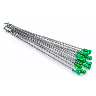Ακτίνες τροχού μοτοσυκλέτας KITE SPOKES 21FR SI /GR NIP 12PC Silver/Green