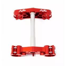 Τιμονόπλακα μηχανής KITE TRPL CLMP MX CR125 02-07 Red