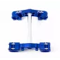 Τιμονόπλακα μηχανής KITE TRPL CLMP MX YZ65/85 Blue thumb