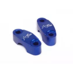 Σφιγκτήρας τιμονιού μηχανής KITE UPPER BAR CLAMP MC 22 Blue Σφιγκτήρας τιμονιού μηχανής KITE UPPER BAR CLAMP MC 22 Blue