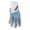 Γυναικεία γάντια μηχανής motocross THOR WOMEN'S SPECTRUM WHITE/BLUE thumb