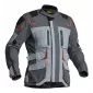 Μπουφάν μηχανής Lindstrands Myrvik Light Grey/Black/Orange