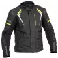 Μπουφάν μηχανής Lindstrands Sandvik Black/yellow