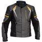 Μπουφάν μηχανής Lindstrands Sandvik Black/Оrange