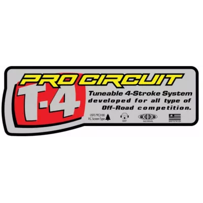 Αυτοκόλλητα εξάτμισης PROCIRCUIT SILENCER STICKER T-4