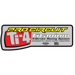 Αυτοκόλλητα εξάτμισης PROCIRCUIT SILENCER STICKER TI-4 Αυτοκόλλητα εξάτμισης PROCIRCUIT SILENCER STICKER TI-4
