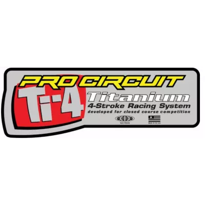 Αυτοκόλλητα εξάτμισης PROCIRCUIT SILENCER STICKER TI-4