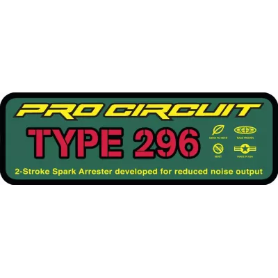 Αυτοκόλλητα εξάτμισης CIRCUIT SILENCER STICKER TYP 296