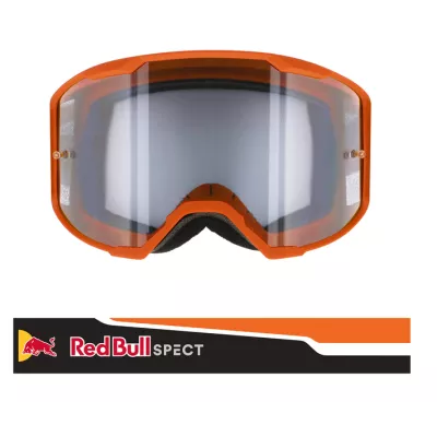 Μάσκα motocross Spect Red Bull Strive Single lens Black/Orange clear
