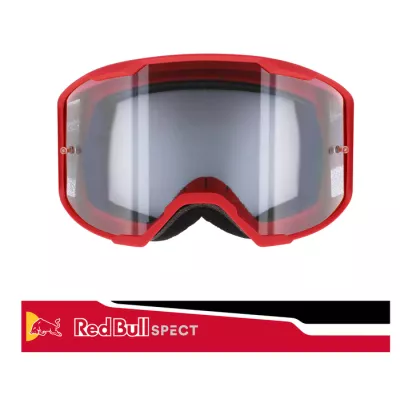 Μάσκα motocross Spect Red Bull Strive Single lens Red/Black clear
