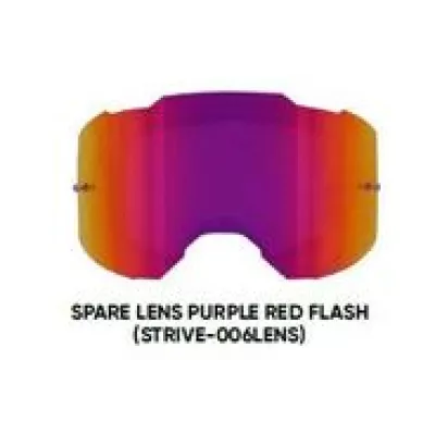 Ζελατίνα για μάσκα Spect Red Bull Strive - Purple/Red Flash