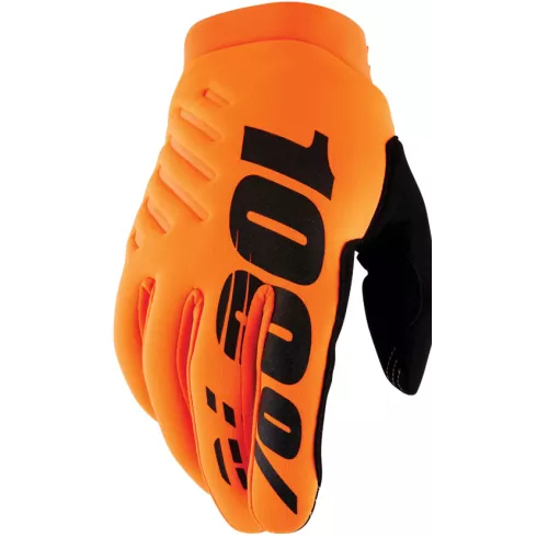Γάντια motocross 100% BRISKER FLUO ORANGE/BLACK