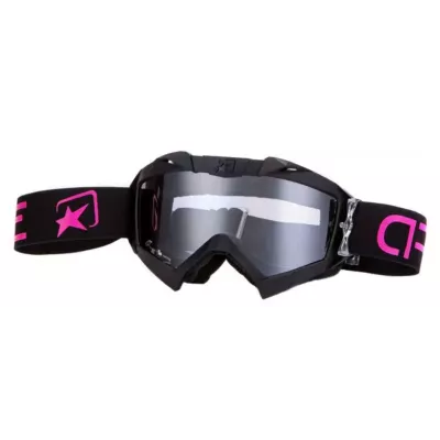 Μάσκα μηχανής motocross ARIETE ADRENALINE PRIMIS BLACK/PINK Μάσκα μηχανής motocross ARIETE ADRENALINE PRIMIS BLACK/PINK