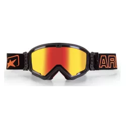 Μάσκα μηχανής motocross ARIETE MUDMAX BLACK/ORANGE