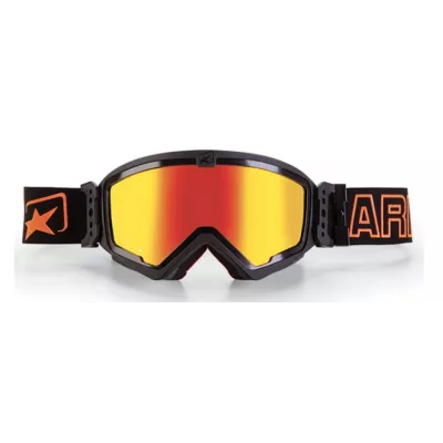 Μάσκα μηχανής motocross ARIETE MUDMAX BLACK/ORANGE Μάσκα μηχανής motocross ARIETE MUDMAX BLACK/ORANGE