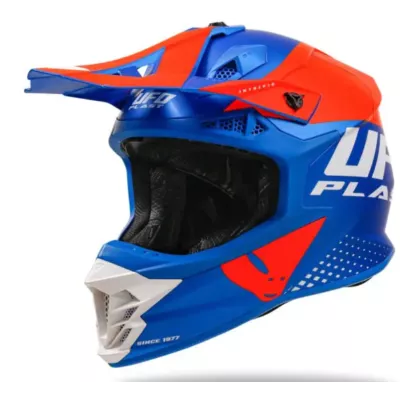 Κράνος μηχανής motocross UFO INTREPID BLUE/ORANGE MATT Κράνος μηχανής motocross UFO INTREPID BLUE/ORANGE MATT