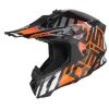 Κράνος μηχανής motocross ACERBIS STEEL CARBON BLACK/ORANGE 2206