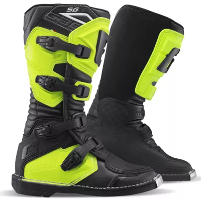 Παιδικές μπότες μηχανής motocross GAERNE SG-J FLUO YELLOW