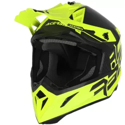 Κράνος motocross ACERBIS STEEL CARBON FLUO YELLOW