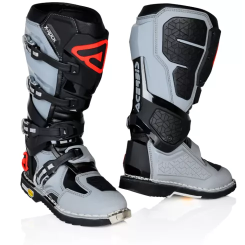 Μπότες μηχανής motocross ACERBIS  X-ROCK MM BLACK/GREY Μπότες μηχανής motocross ACERBIS  X-ROCK MM BLACK/GREY