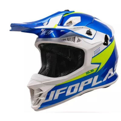 Κράνος μηχανής motocross UFO INTREPID BLUE/YELLOW Κράνος μηχανής motocross UFO INTREPID BLUE/YELLOW