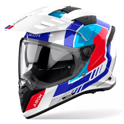 Κράνος motocross AIROH BANDIT HORN WHITE GLOSS