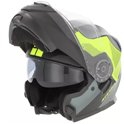 Κράνος μηχανής ACERBIS SEREL BLACK/FLUO YELLOW