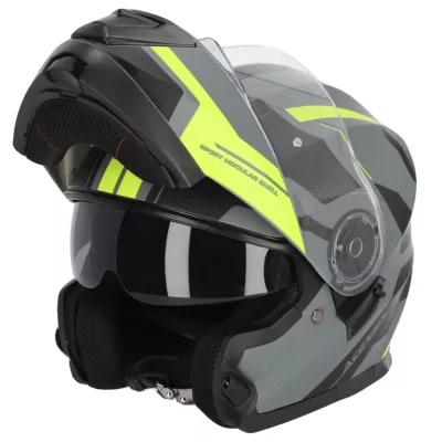 Κράνος μηχανής ACERBIS SEREL FLUO YELLOW/BLACK