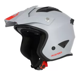 Κράνος μηχανής ACERBIS JET ARIA LIGHT GREY