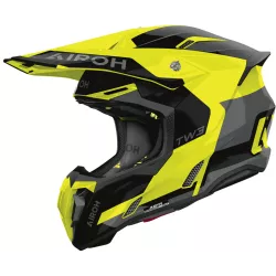 Κράνος motocross AIROH TWIST 3 FANCY YELLOW GLOSS Κράνος motocross AIROH TWIST 3 FANCY YELLOW GLOSS