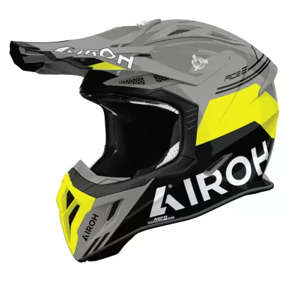 Κράνος motocross AIROH AVIATOR ACE 2 FURY YELLOW GLOSS