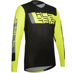 Μπλούζα μηχανής motocross ACERBIS MX OUTRUN BLACK/YELLOW
