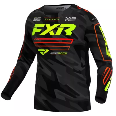 Μπλούζα motocross FXR CLUTCH MX25 NUKE HIVIS CAMO Μπλούζα motocross FXR CLUTCH MX25 NUKE HIVIS CAMO
