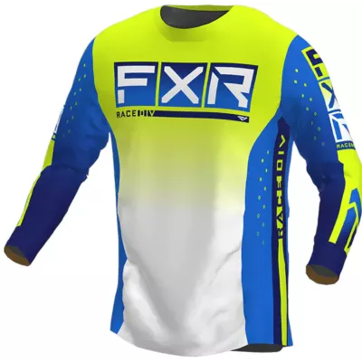 Μπλούζα motocross FXR PODIUM PRO MX22 BLUE/HI VIS