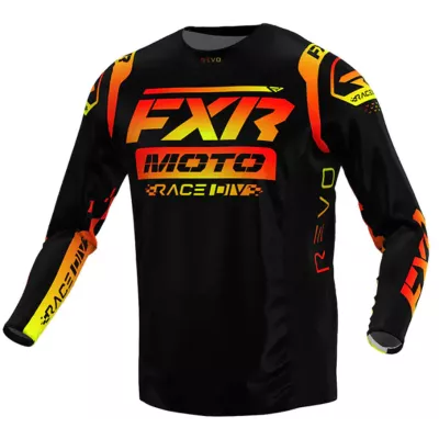 Μπλούζα motocross FXR REVO COMP MX22 TEQUILA SUNSET/BLACK