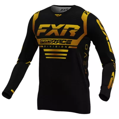 Μπλούζα motocross FXR REVO MX24 BLACK/GOLD