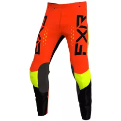 Παιδικό παντελόνι motocross FXR CLUTCH PRO MX22 BLACK/NUKE RED/ HIVIS