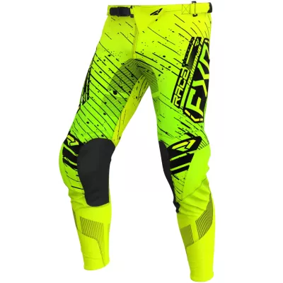 Παιδικό παντελόνι motocross FXR PODIUM MX25 HIVIS/LIME/BLACK