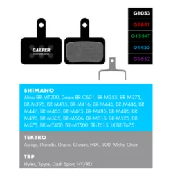 Τακάκια ποδηλάτου GALFER BIKE FD293G1053 PERFORMANCE Brake Pad