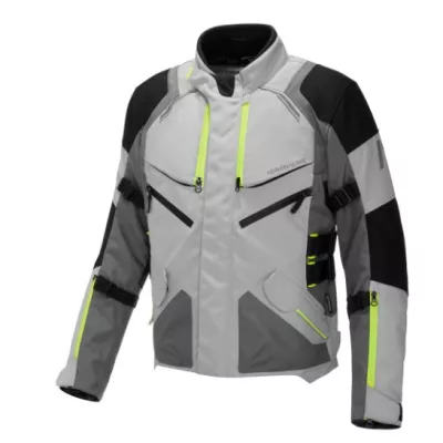 Μπουφάν μηχανής ADRENALINE BERGEN PPE Grey/Yellow
