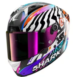 Κράνος μηχανής SHARK AERON SPEED-FANCY MAT BLACK/ORANGE/WHITE