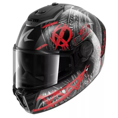 Κράνος μηχανής SHARK SPARTAN RS CARBON SHIEVER BLACK/GREY/RED