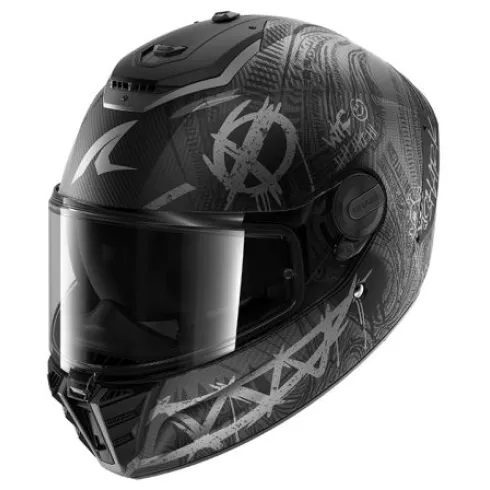 Κράνος μηχανής SHARK SPARTAN RS CARBON SHIEVER МАТ BLACK/GREY