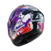 Κράνος μηχανής SHARK SPARTAN RS CARBON ZARCO SIGNATURE CARBON/PURPLE/WHITE thumb