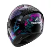 Κράνος μηχανής SHARK SPARTAN RS CARBON REPTAIA BLACK/BLUE/PURPLE thumb