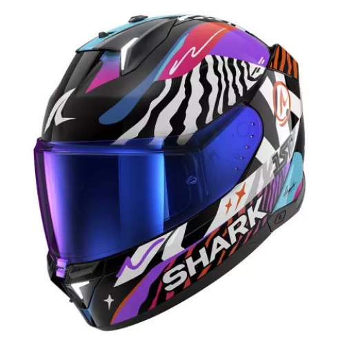 Κράνος μηχανής SHARK SKWAL i3  SPEED-FANCY BLACK/ORANGE/PURPLE/WHITE