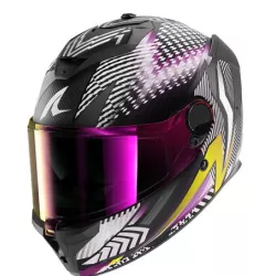 Κράνος μηχανής SHARK SPARTAN GT PRO CARBON STHYR MAT CARBON/CHROME/PURPLE Κράνος μηχανής SHARK SPARTAN GT PRO CARBON STHYR MAT CARBON/CHROME/PURPLE