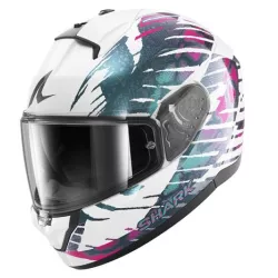 Κράνος μηχανής SHARK RIDILL 2 REPTAIA BLUE/PURPLE/WHITE